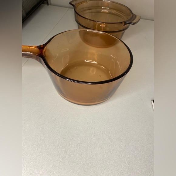 CorningWare Visions/Pyrex vintage amber double boiler P83C, V-20-B, V-15-B - Picture 13 of 15